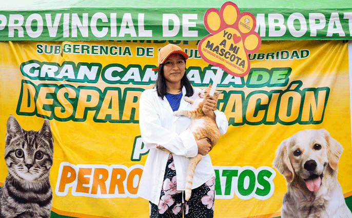 Entrega de antiparasitarios