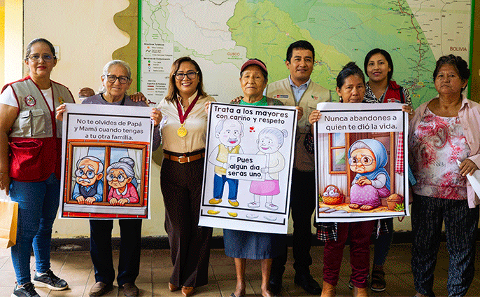 Participación activa de adultos mayores
