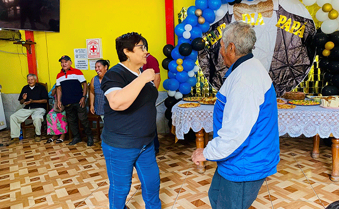 Momentos emotivos con adultos mayores