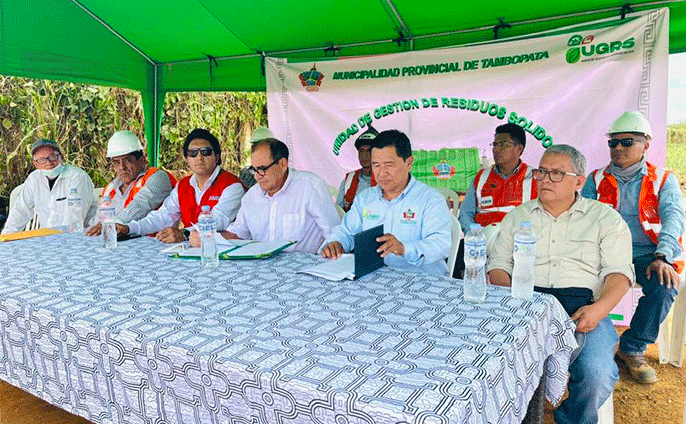 Entrega del terreno para el proyecto ambiental