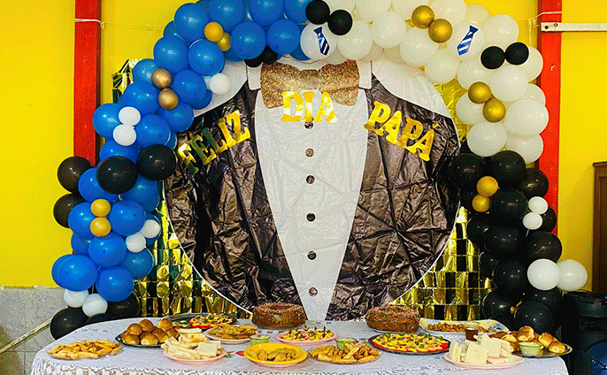 Celebración del Día del Padre en albergue
