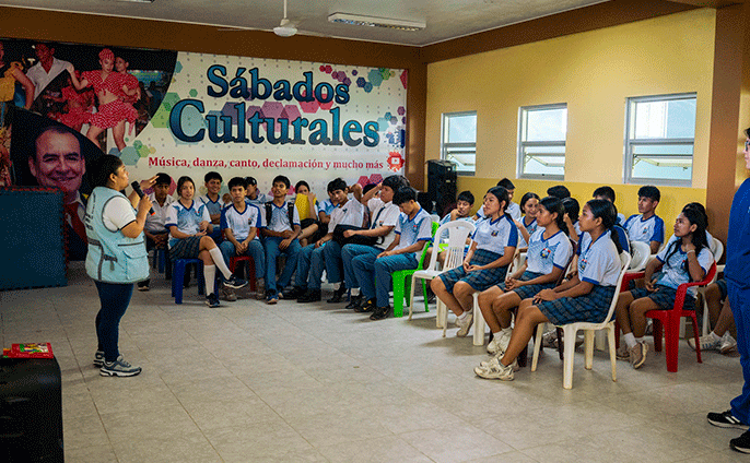 Participación activa de jóvenes